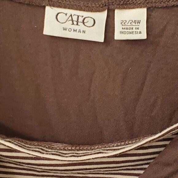 BUNDLE OF catherines and cato shirts plus size 1X 2X 22/24w - Picture 4 of 5